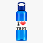 Прозрачная спортивная бутылка