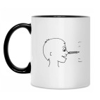 Кружка двухцветная