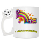 Кружка с футбольным мячиком