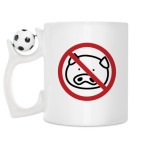 Кружка с футбольным мячиком