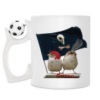 Кружка с футбольным мячиком