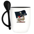 Кружка с ложкой