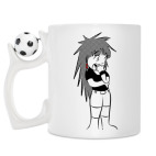 Кружка с футбольным мячиком