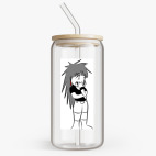 Банка с бамбуковой крышкой