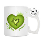Кружка с футбольным мячиком