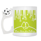 Кружка с футбольным мячиком