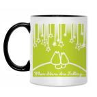 Кружка двухцветная