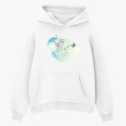 Толстовка худи оверсайз