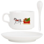 Новогодние санки Деда Мороза