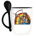 Кружка с ложкой