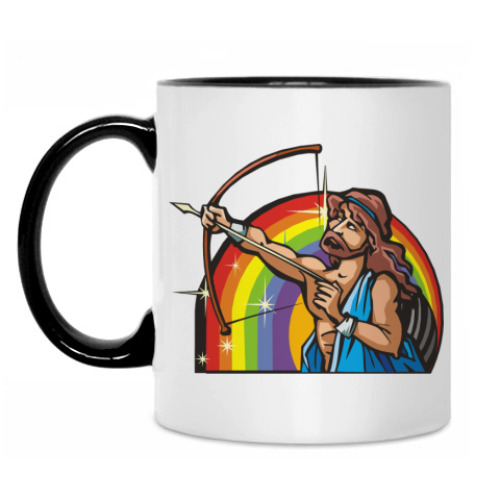 Кружка с принтом Знак зодиака- стрелец