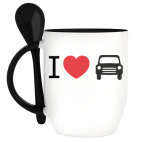 Кружка с ложкой