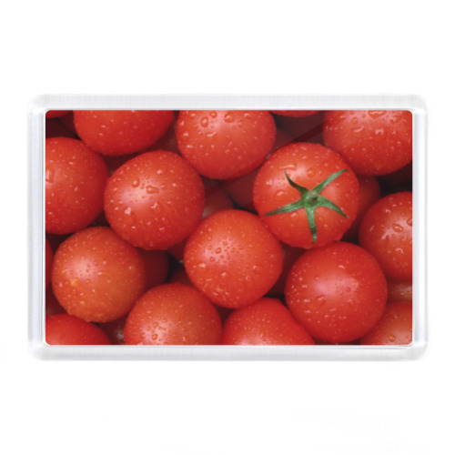 Магнит с принтом помидоры