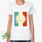 Женская футболка органик