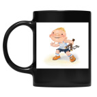 Кружка цветная UV-DTF