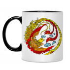 Кружка двухцветная