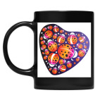 Кружка цветная UV-DTF