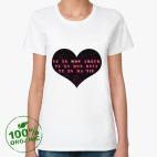 Женская футболка органик