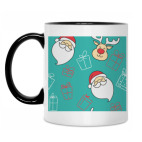 Кружка двухцветная