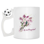 Кружка с футбольным мячиком