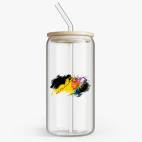 Банка с бамбуковой крышкой