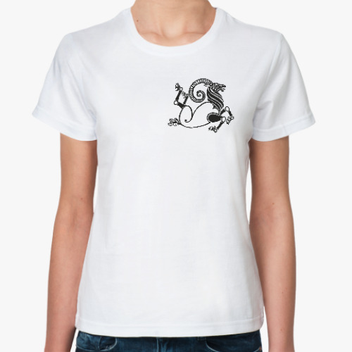 Классическая футболка Скифский козерог