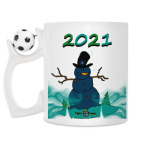 Кружка с футбольным мячиком