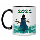 Кружка двухцветная