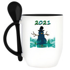 Кружка с ложкой