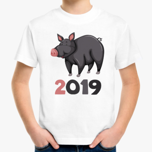 Детская футболка Кабан 2019