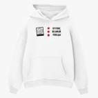 Толстовка худи оверсайз