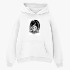 Толстовка худи оверсайз