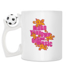 Кружка с футбольным мячиком