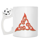 Кружка с футбольным мячиком
