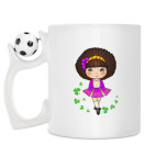 Кружка с футбольным мячиком