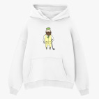 Толстовка худи оверсайз