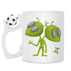 Кружка с футбольным мячиком