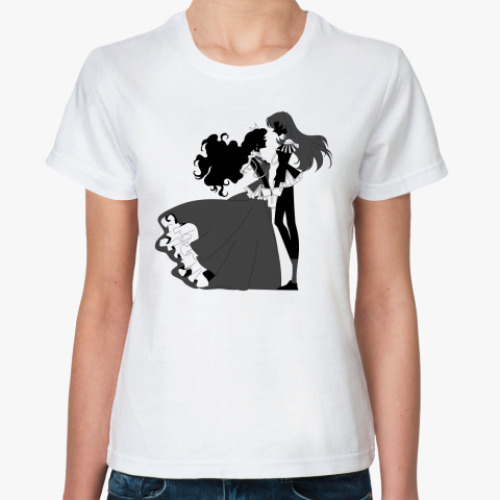 Классическая футболка с принтом  Utena