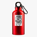 Металлическая бутылка 400 мл UV-DTF