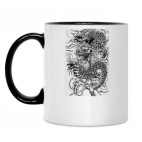 Кружка двухцветная