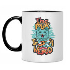 Кружка двухцветная