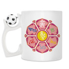 Кружка с футбольным мячиком