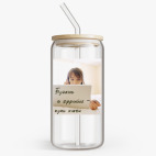 Банка с бамбуковой крышкой