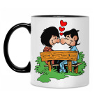 Кружка двухцветная