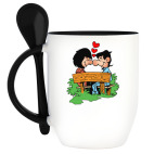 Кружка с ложкой