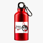 Металлическая бутылка 400 мл UV-DTF