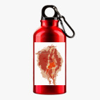 Металлическая бутылка 400 мл UV-DTF