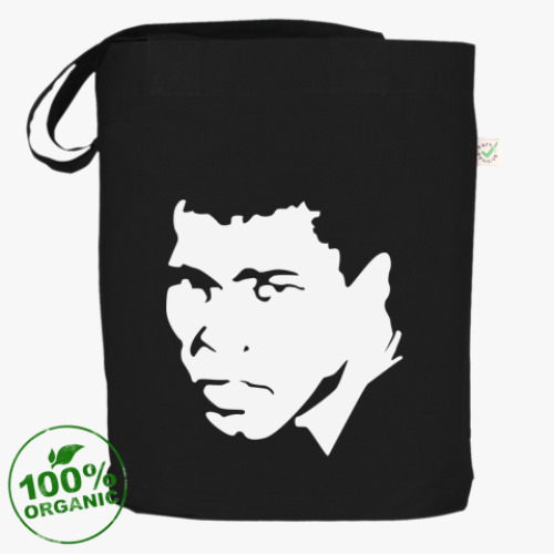 Сумка шоппер с принтом Боксер