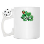 Кружка с футбольным мячиком