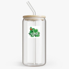 Банка с бамбуковой крышкой